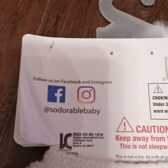 NWT So'Dorable Baby Girl Santa Sweater Dress and Headband with Fuzzy Bow, 6-12mo - Picture 6 of 6